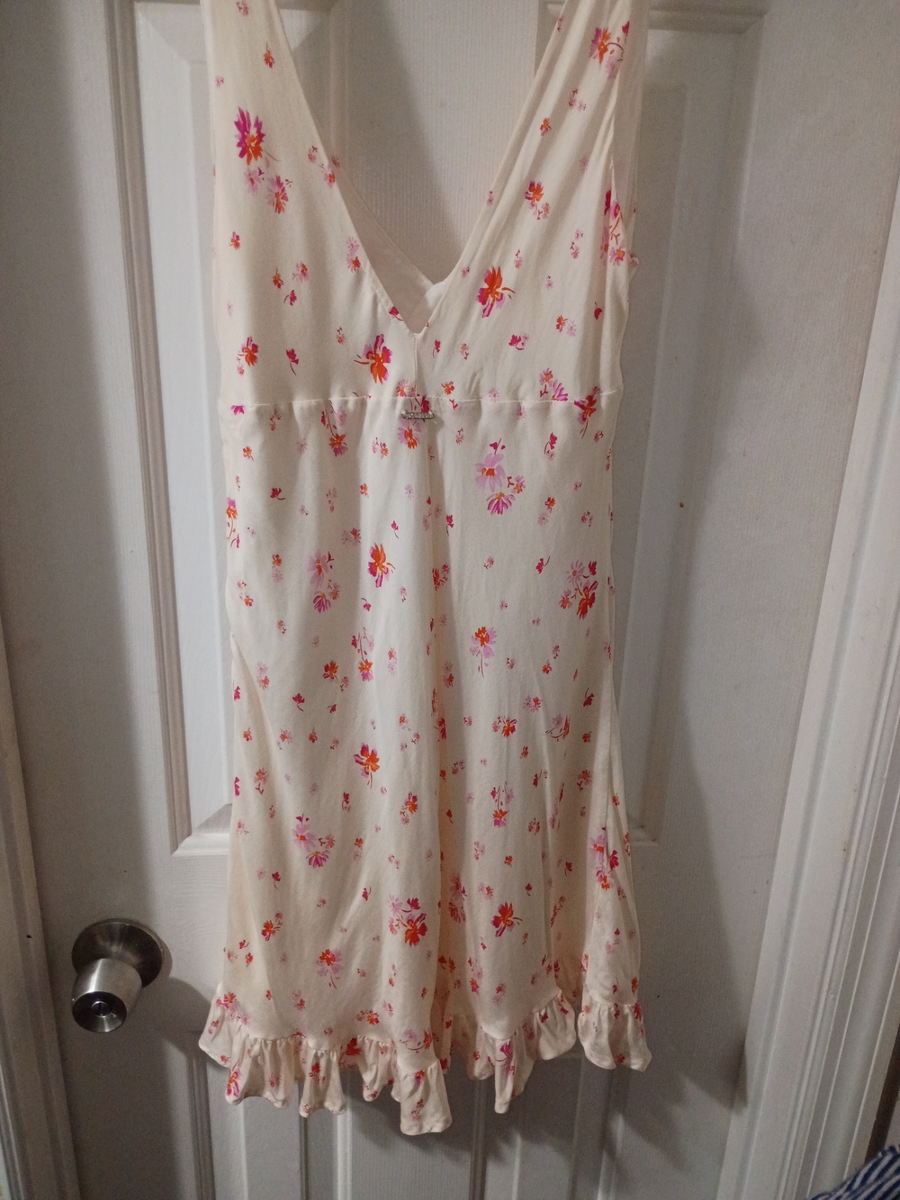 BNWT-PINK Victoria's Secret Satin Ruffle Dress